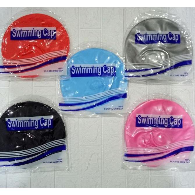  TOPI RENANG KUPING / EAR SWIMMING CAP DEWASA