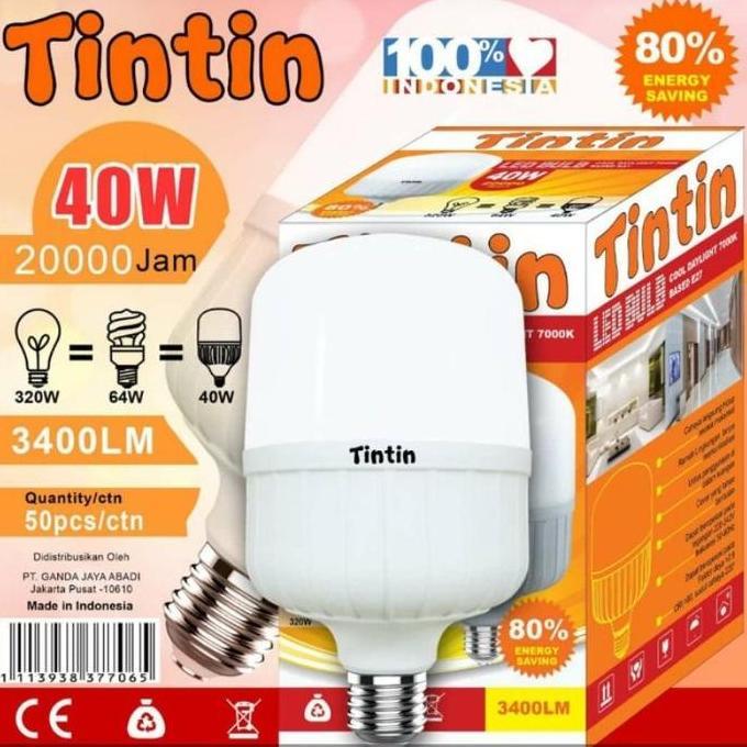 (Allthebest) Lampu LED 40 Watt / Bolam LED 40 watt Tintin