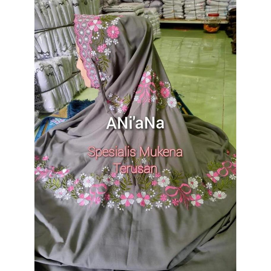 Otwkirim- Mukena Jamella Warna Terusan Santri Ani'Ana