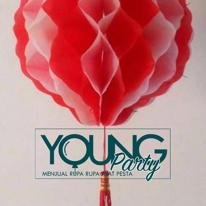 Kirimcoyy- Lampion Kertas Merah Putih Besar