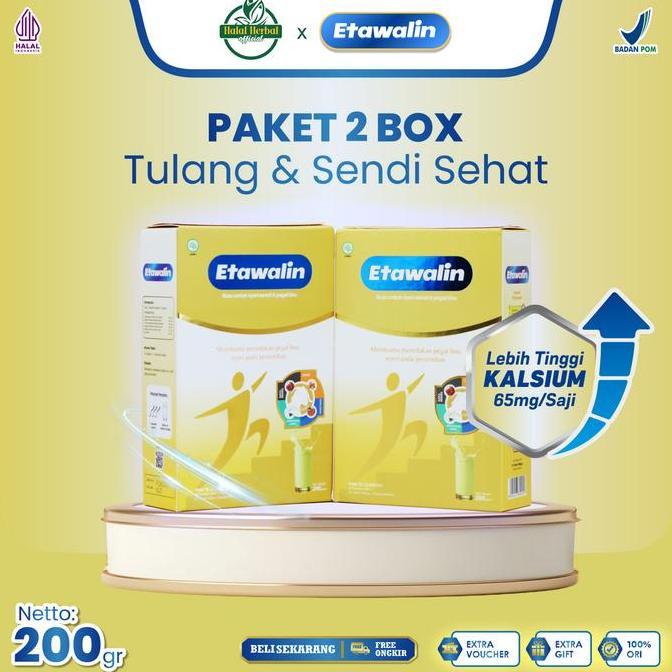 Cod,Bisa- Etawalin Paket 2 Box Anti Tulang Keropos & Menjaga Kesehatan Sendi