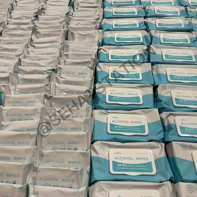 Siappgass- Tissue Basah Chando Steril Wipes Tisu Basah Alkohol 75% Disinfektan