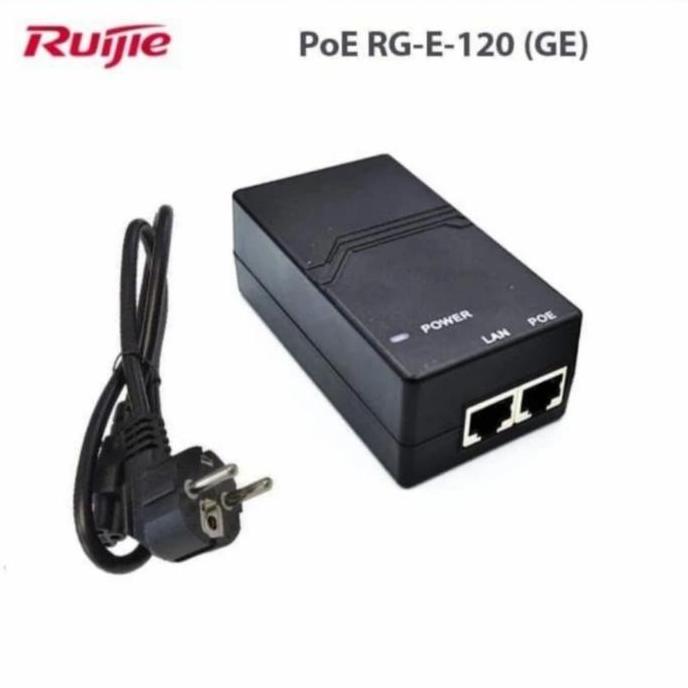 Lansungkirim- Poe Ruijie Rg-E-120(Ge) Power Over Ethernet Adaptor Poe Rg E 120 Ge