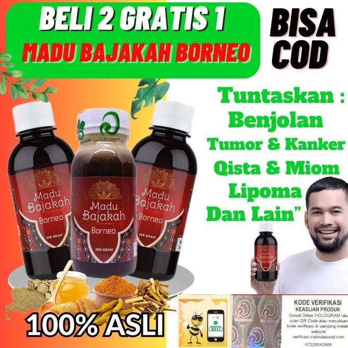 Cod,Bisa- Madu Bajakah Borneo Asli Original 100% Garansi Agen Resmi Wisnu