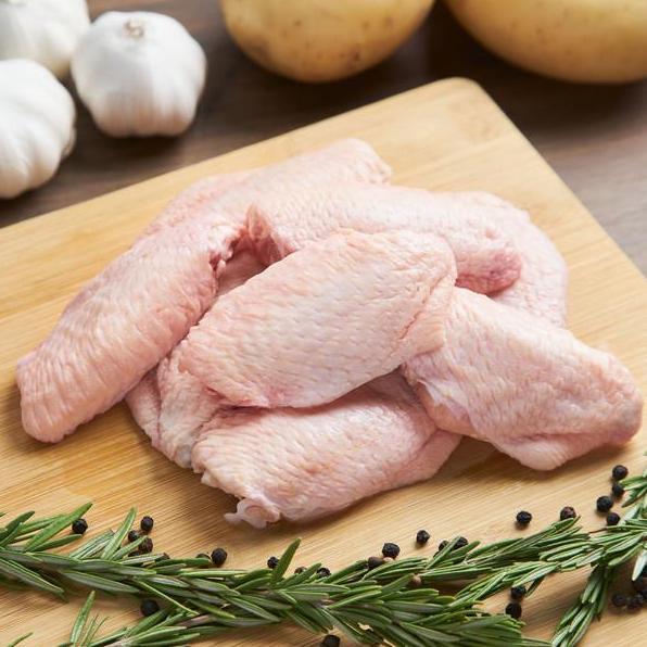 Rouge- Sayap Ayam Bagian Tengah Cp 1Kg Halal Full Chicken Middle Wing Bone-In