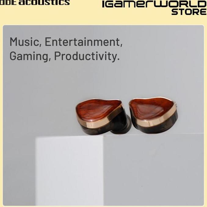 dbE Mokubuds Wooden Over Ear Earphone IEM [terbaik]