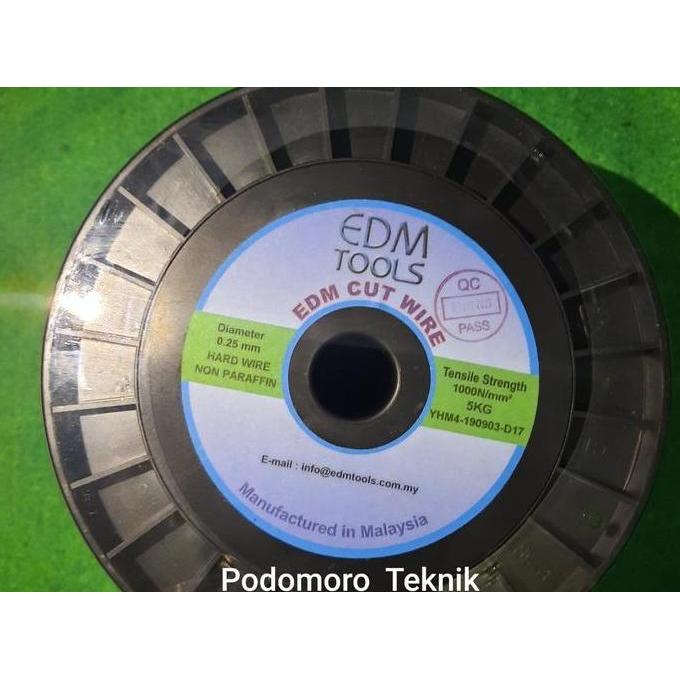 Kawat Wire Cut 0.25 Merk EDM TOOLS [terbaik]