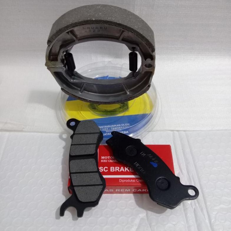 KAMPAS REM DEPAN BELAKANG SET PCX 150 CBU THAILAND