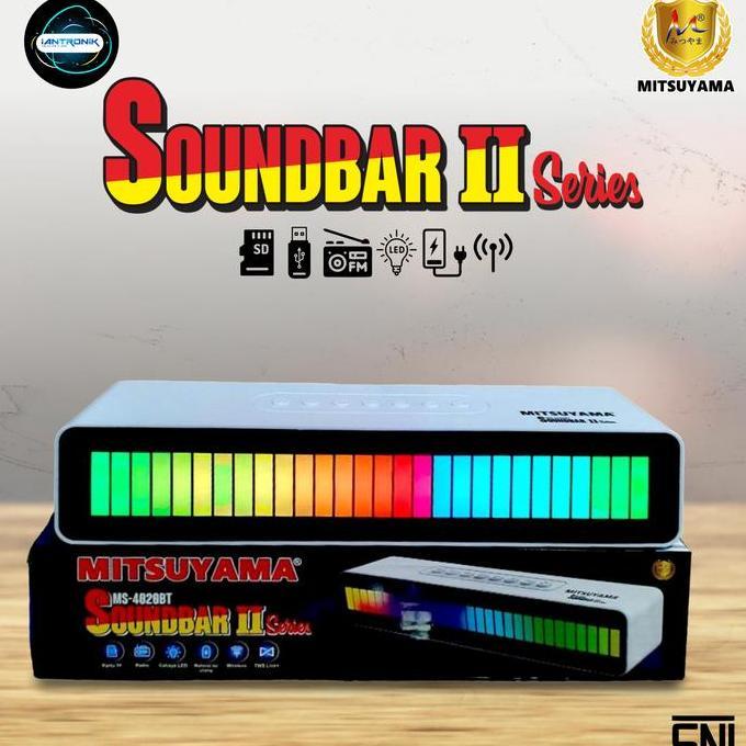 MITSUYAMA Portable Loudspeaker SOUNDBAR 2 SERIES MS-4020BT sudah bisa KARAOKE