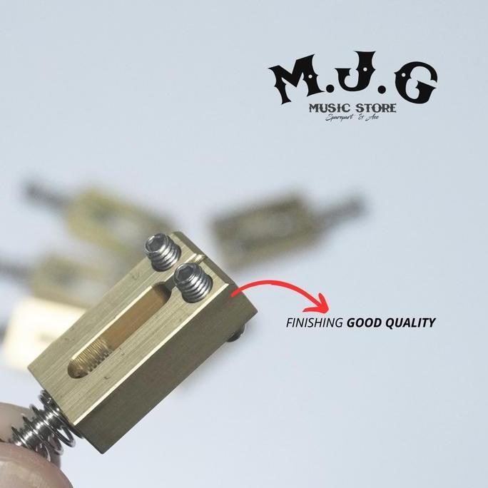 Saddle Bridge Tremolo Gitar Brass Gold 10.5Mm 10.8Mm Fender Gotoh Cort