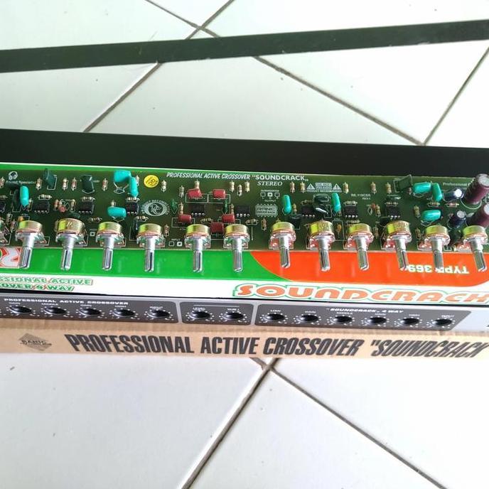 aktif crossover 4 way 4way soundcrack paket kit dan box