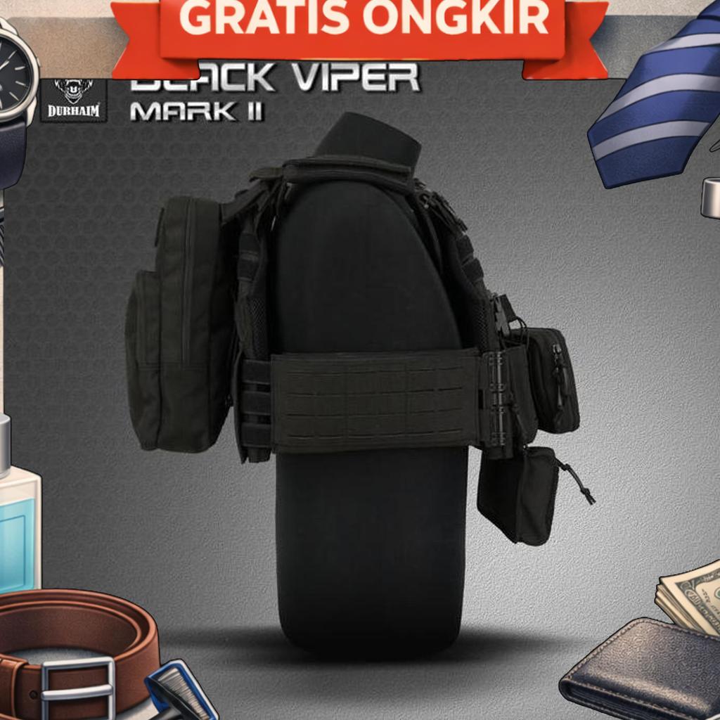 Body Vest Durhaim Black Viper Kangoro Mark Ii