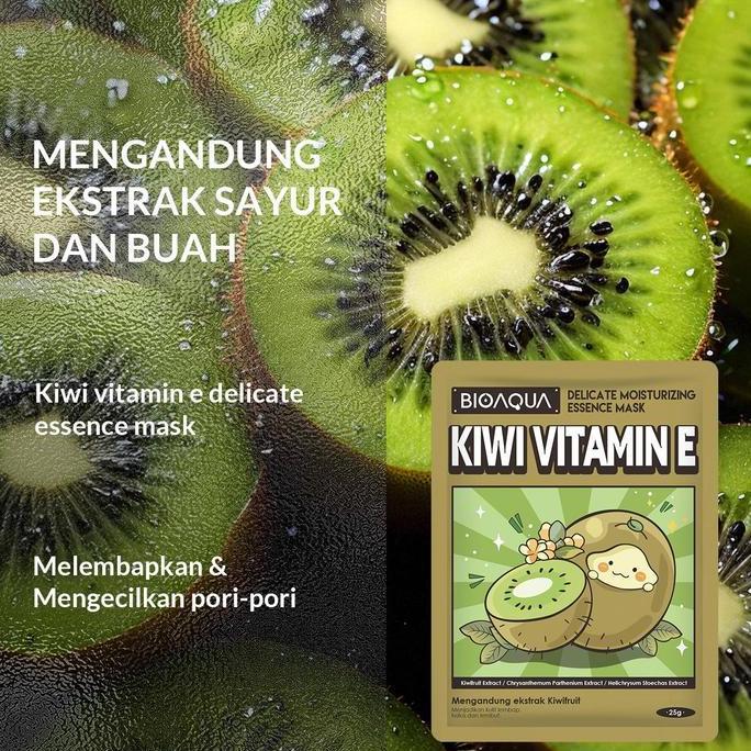 Bytcwr- Mix 40PcsBioaqua Sheet Mask Wajah Natural Serum Series Facial Treatment Face Mask Wajah Wami