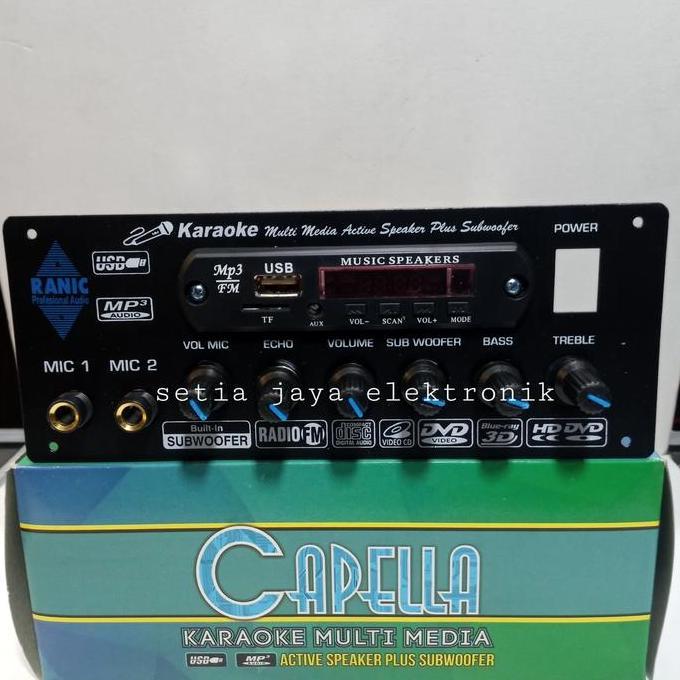 kit power aktif speker mic echo subwofer plus mp3