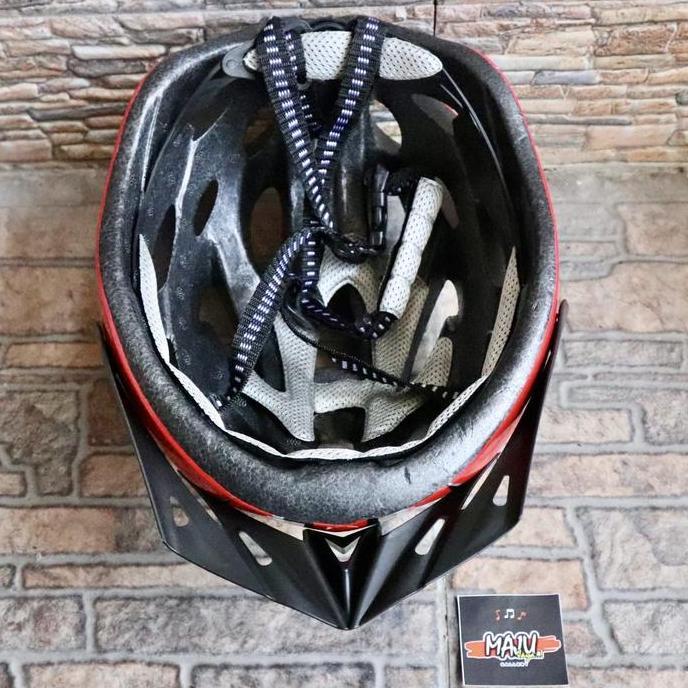 Helm Sepeda Mtb Lipat Gunung Merah Universal Taffsport Polygon Pasific