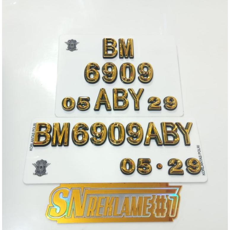 COD Plat Nomor Sepeda Motor Timbul Sultan, plat nomor mewah, plat nomor sultan, plat nomor keren, pl