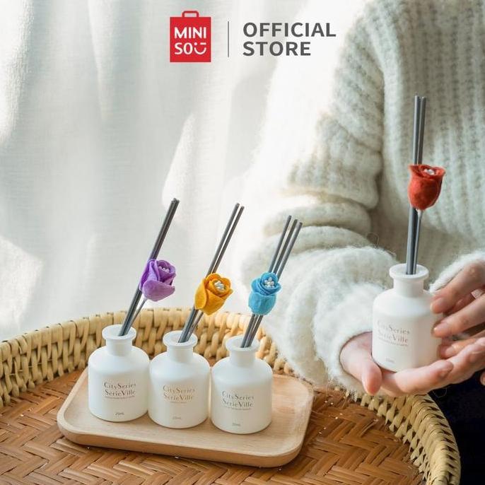 Allthebest- Miniso Pengharum Ruangan Reed Diffuser Aromaterapi Parfum Ruangan