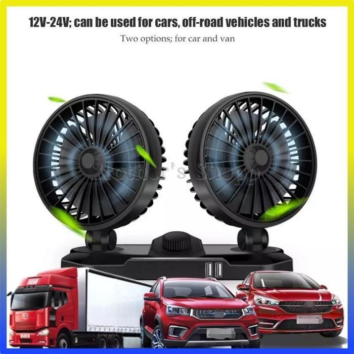 Kipas Angin Untuk Mobil 12V Dan 24V Ukuran Besar Super Dingin Original Dan Terpercaya