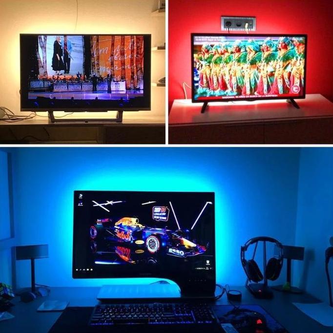 Bestone- LED STRIP RGB SMD 5050 5V USB PC POWER BANK CHARGER LAMPU HIAS TEMPEL