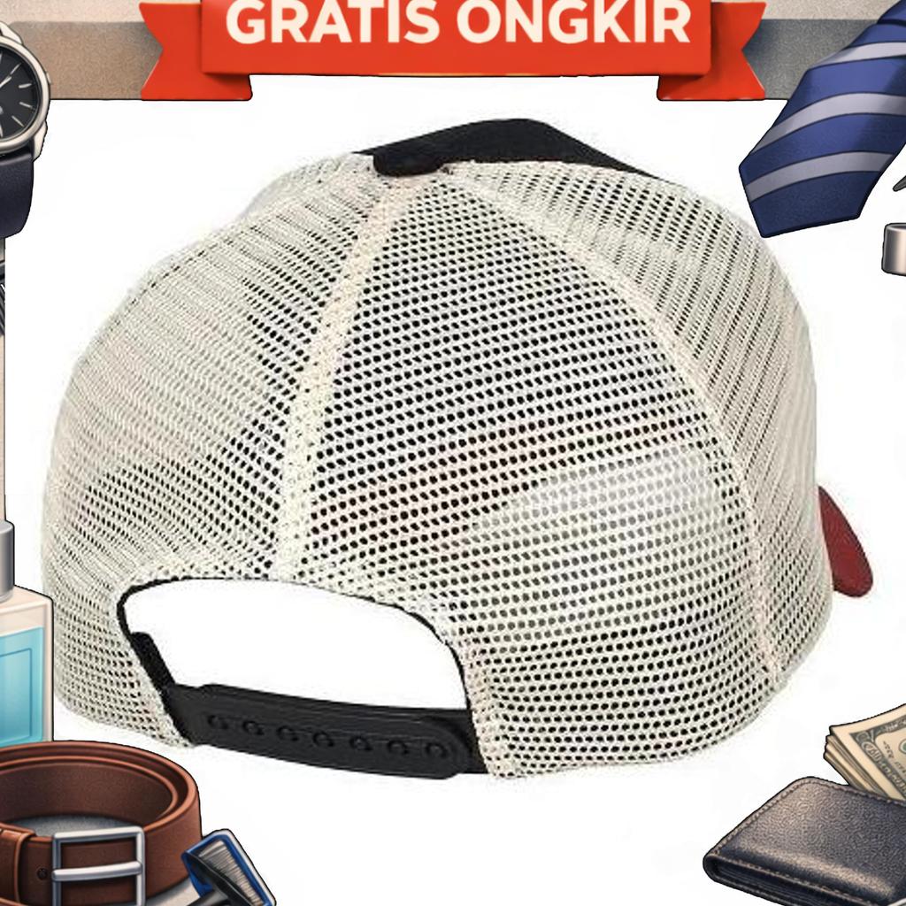 Topi Pria Kalibre 991976054 Fashion Pria Trucker Caps Original