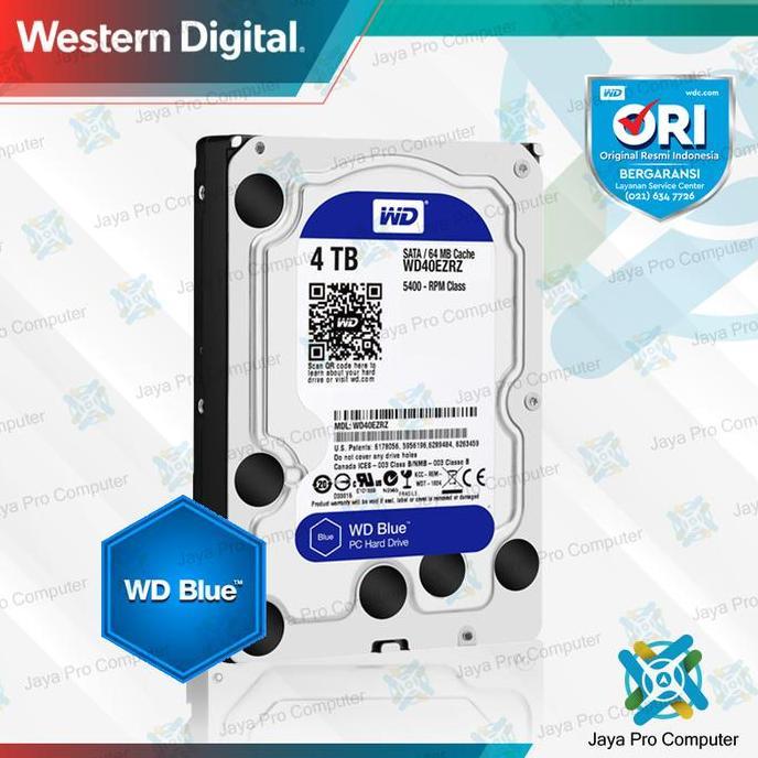 WD Caviar Blue Harddisk 4TB - WDC HDD/ Hardisk 4 TB Internal PC 3.5"