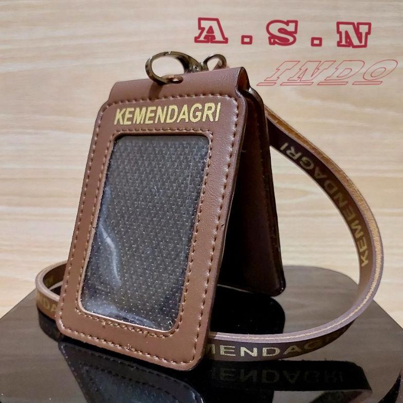 Id Card Kulit Lipat Magnet KEMENDAGRI Id Card Kulit KEMENDAGRI Lipat