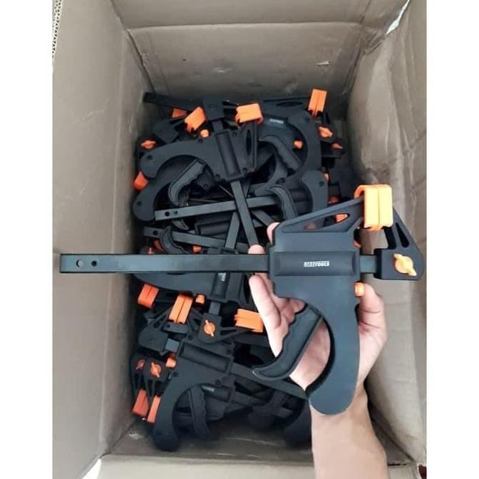 Bestone- F clamp penjepit kayu 6 inch ratchet klem 6" BODY BESAR