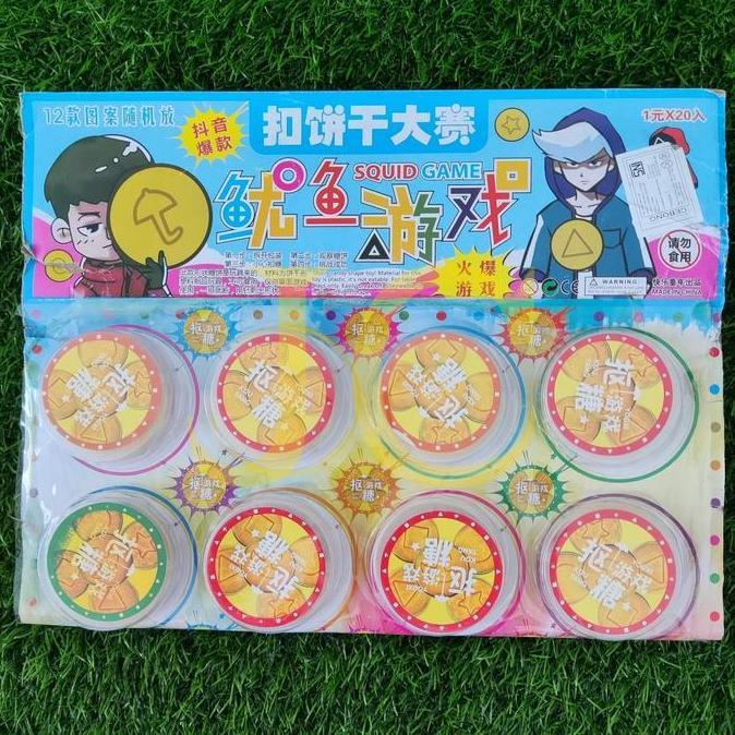 Thebest- Mainan Anak Dalgona Candy / Mainan Squid Game Cake Potong Murah