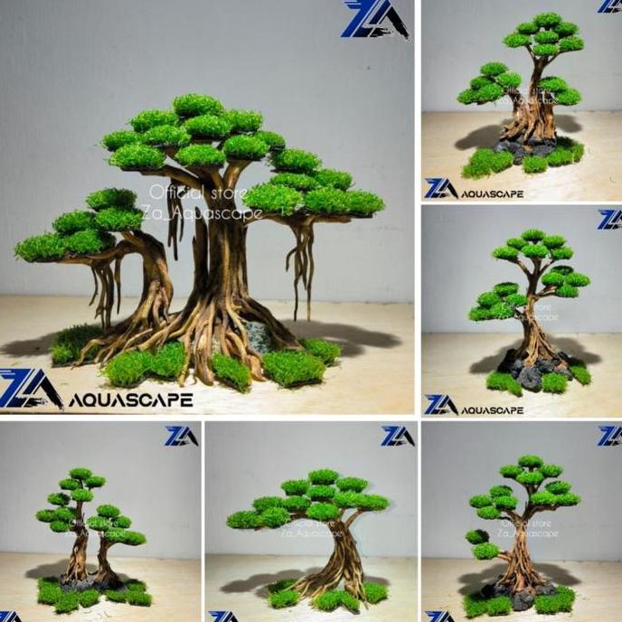 MS01 Bonsai mini Aksesoris aquarium Aquascape