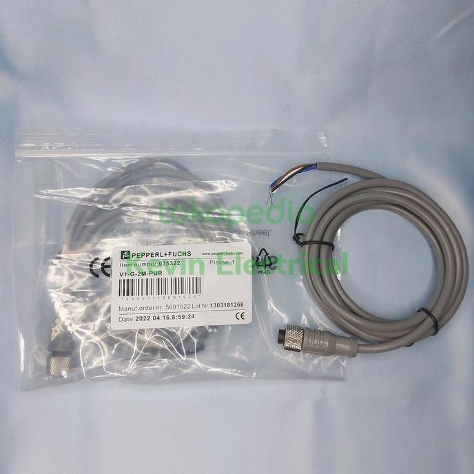 Promo Pepperl+Fuchs V1-G-2M-Pur Socket M12 4Pin