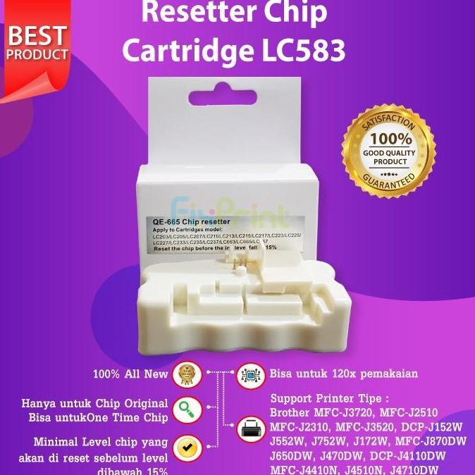 Resetter Chip Cartridge LC583 LC539 LC535 Printer J3520 J3720
