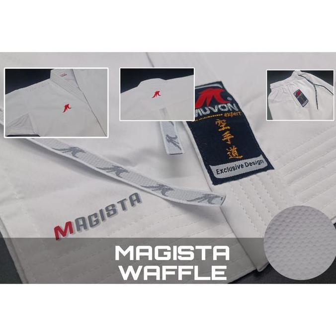 Baju Karate muvon Kumite Magista waffle