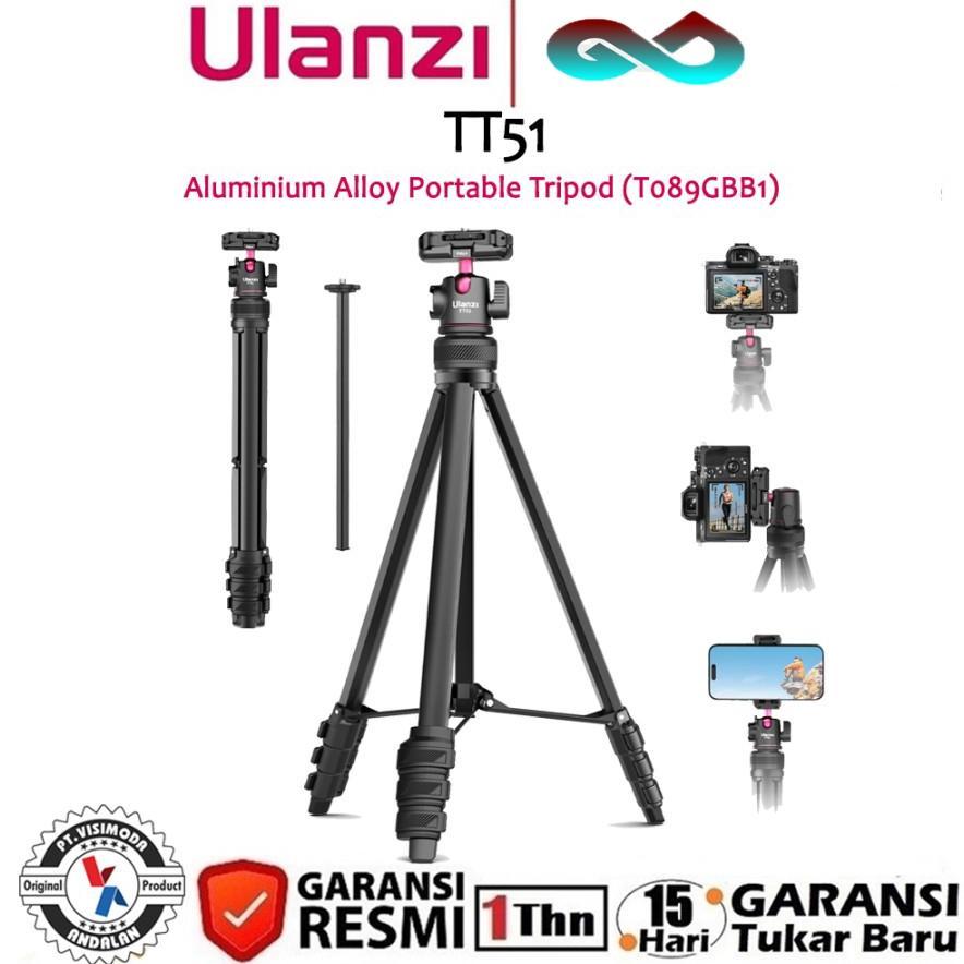 Ulanzi TT51 Aluminium Alloy Portable Tripod (T089GBB1)