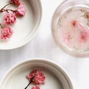 Bunga Edible Sakura Macaroon Hiasan Cake Puding Kue Teh Topper Flower