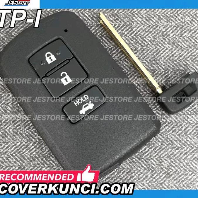 Casing Harrier Rumah Kunci Harrier Toyota 3Btn Tp-I Blk Harrier Keyless Smartkey
