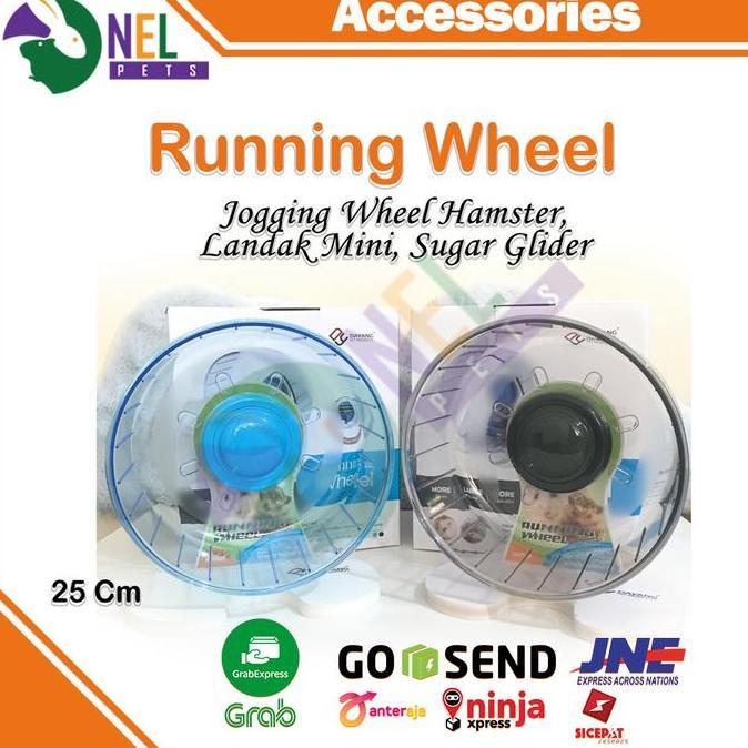 JOGGING WHEEL RUNNING WHEEL LANDAK MINI HAMSTER MARMUT DIAMETER 25cm