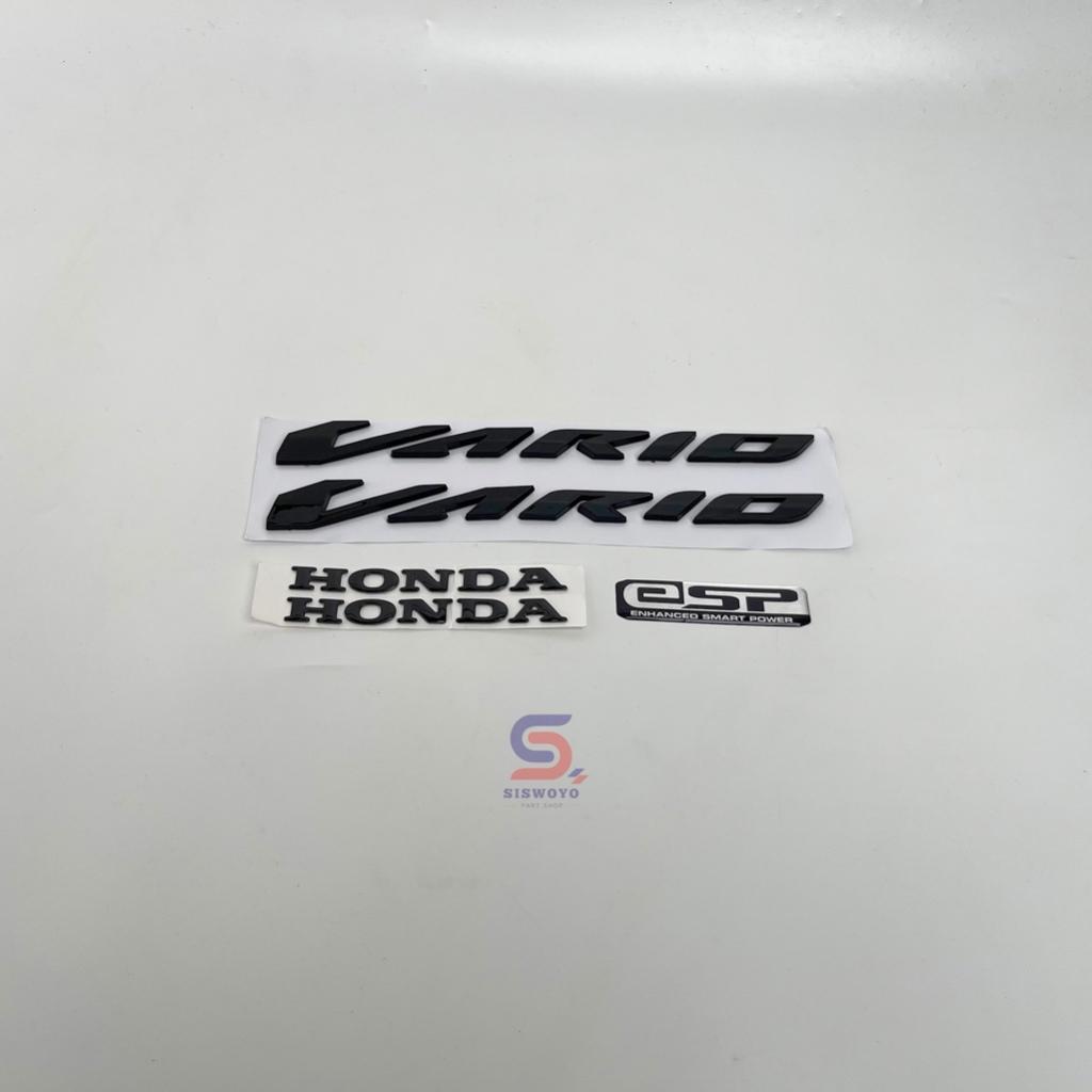 EMBLEM 3D EMBLEM TIMBUL MOTOR HONDA VARIO NEW 125 150 160 HITAM