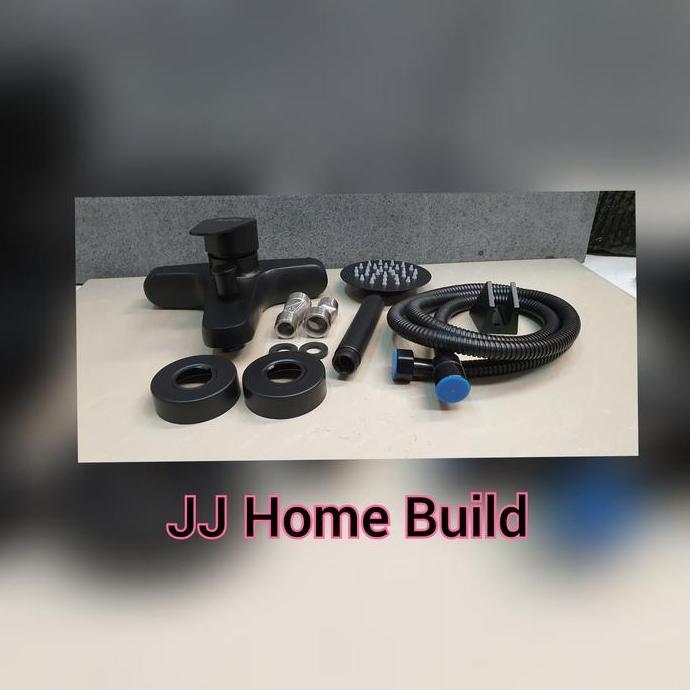 Kran Shower Panas Dingin Hitam