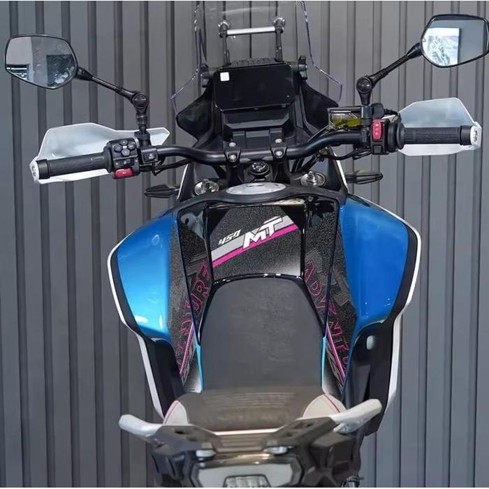 3M Decal Motorcycle Fuel Tank Pad Side Sticker Cf Moto 450Mt Knee Grip Pad Waterproof For Cfmoto 450