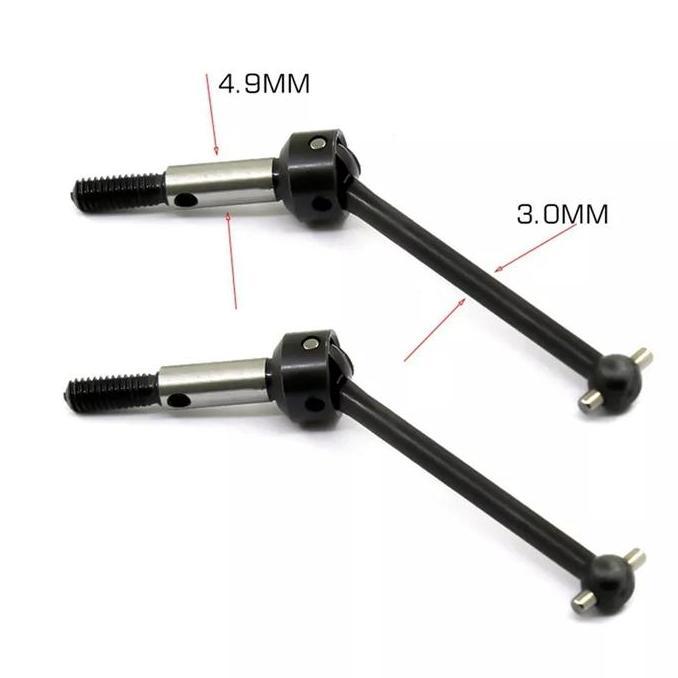 1Pcs Dogbone Drive Shaft Cvd Tamiya Tt01 Tt02 Ta04 Rc 1/10 Touring Gercep