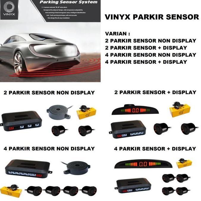 Parkir Sensor Parkir Mundur Mobil 2 4 Titik Mata Display Non Display