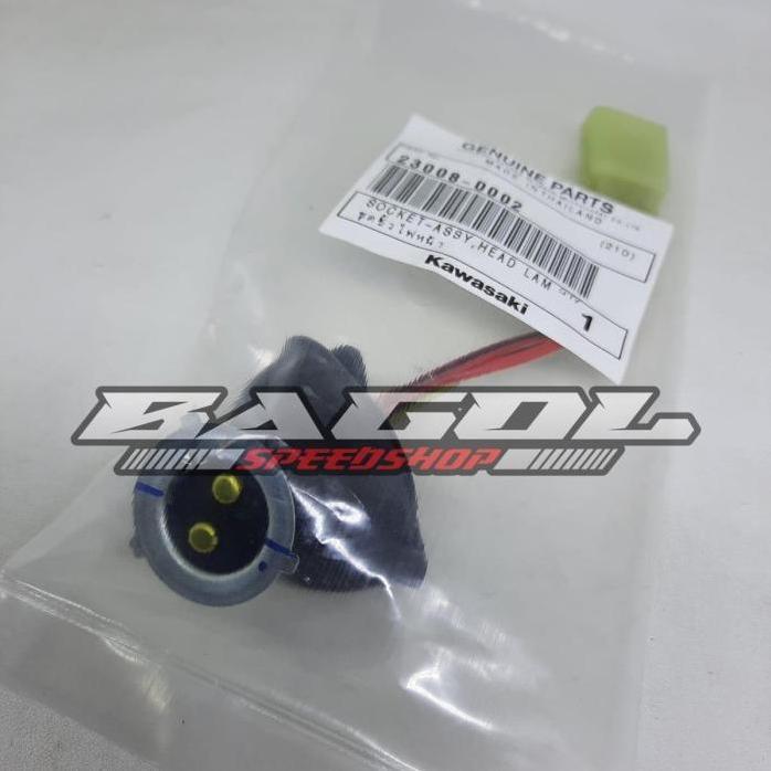 Kabel Socket Soket Lampu Bulat Depan Ninja Ss Original Kmi Siap Kirim