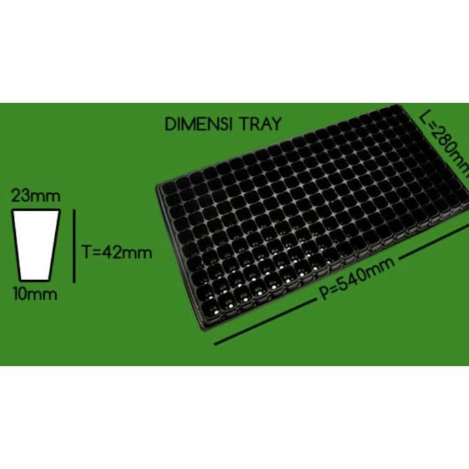 Bisa Cod Pot Tray / Tray Semai / Seed Tray / Pottray 200 Lubang Bibit Merk Bell ...