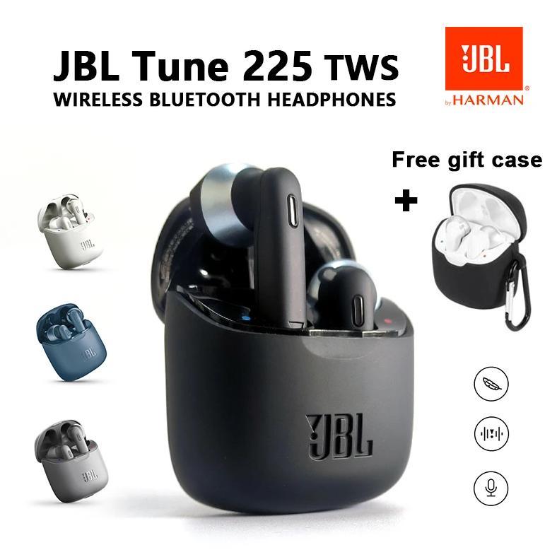 Original JBL Tune 225TWS True Wireless Bluetooth Earbud Headphones T225 TWS Stereo Earbuds Bass Soun