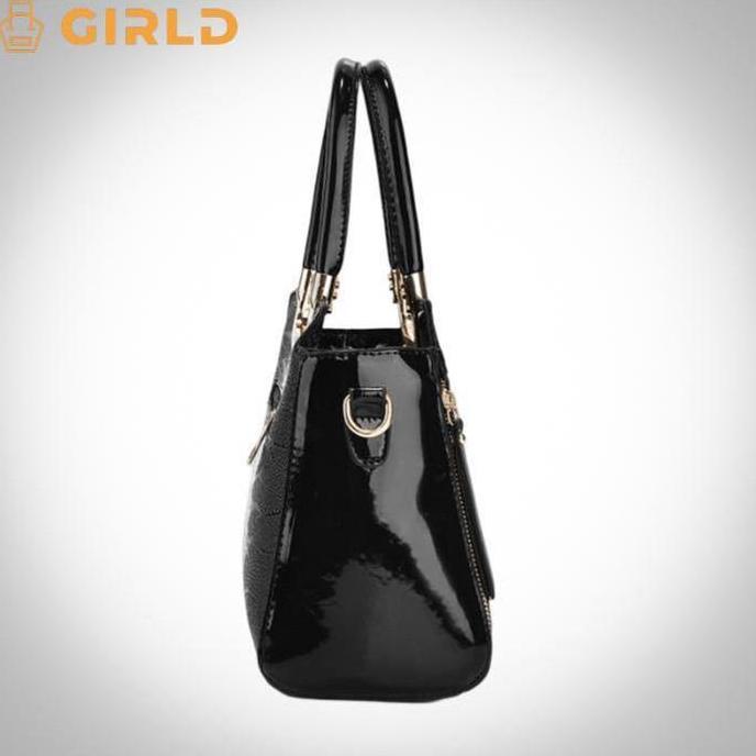 BEST SELLER / PREMIUM GIRLD Croco Tas Wanita Mewah Premium Model Kulit Buaya Pesta