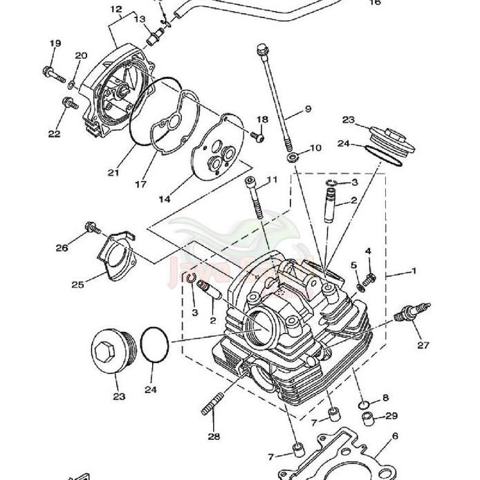 Selang Hawa Mesin Scorpio Scorpio Z Yamaha Garansi