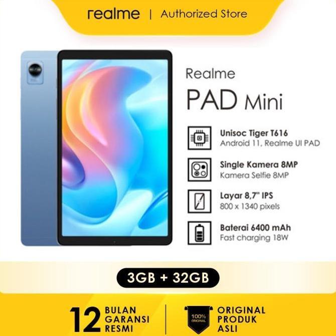 Bestone- realme Pad Mini Tablet WiFi 3+32GB 4+64GB realme pad mini LTE ( 7.6mm