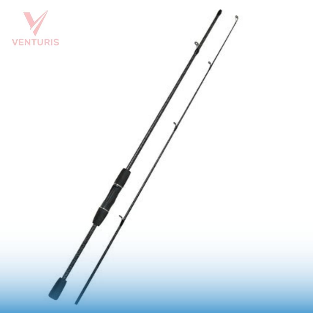 Joran Pancing Spinning 2 Segments Carbon Solid Sambung