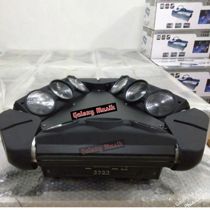 MOVING SPIDER 9X10WATT light FULLCOLOUR BEAM MOVING HEAD spider LAMPU DENGAN EFEK YANG BAGUS BUAT PE