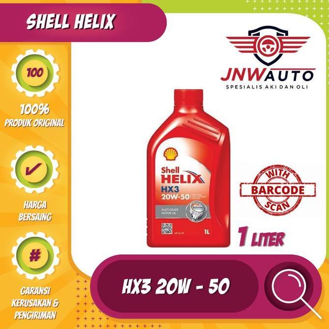 Olinol- Shell Helix Hx3 20W-50 - 1 Liter